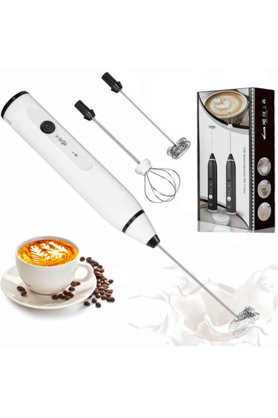 OEM Portable Electric Mixer 2 in 1 Milk Frother, Cappuccino and Egg Whisk, US...