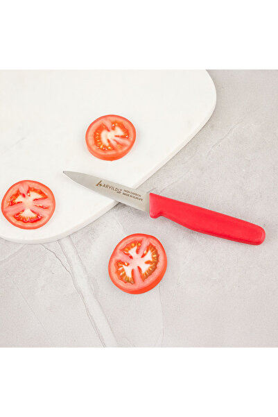 Aryıldız Daily Soyma Bıçağı Kırmızı 9 cm