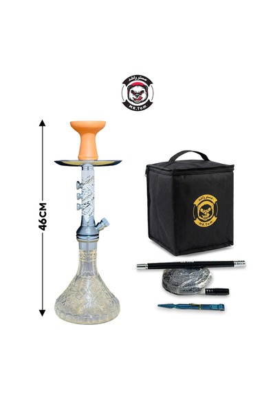TOM Original MR.TOM hookah with carrying case – 46 cm height