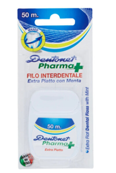 Dentonet Dentonet50mExtraFlatWaxedDentalFlossMint