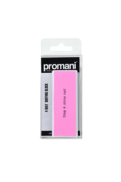 Promani مبرد أظافر وردي رباعي الاتجاهات