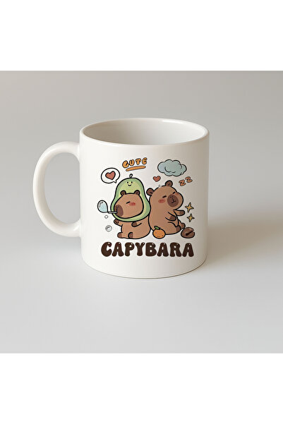 MODA Capybara Printed Gift Porcelain Mug
