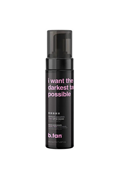 B.TAN I want the darkest tan possible Spuma autobronzanta 200 ml