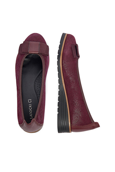 LASOCKI ballerina shoes woman burgundy CEO-RST-TOMBA-29