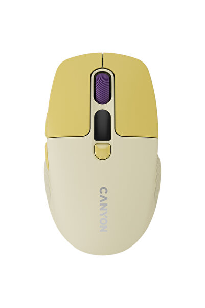 Other CANYON Wireless Mouse MW-26 LCD Silent Dual Modes Yellow