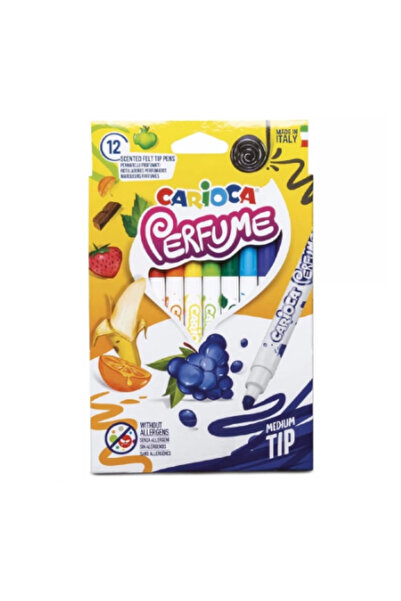 CARIOCA Markere parfumate lavabile 12 culori/set Parfum