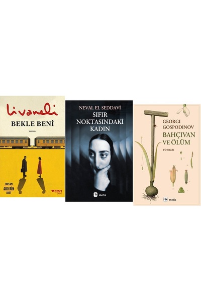 Can Yayınları Bekle Beni + Sıfır Noktasındaki Kadın + Bahçıvan ve Ölüm / 3 Ki...