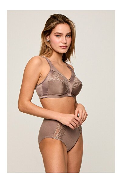 Kom Barbara Vi̇zon Wireless Supporting Bra (Without Sponges)