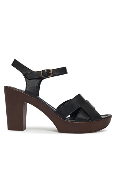 LASOCKI sandals for women black EST-2025N-07