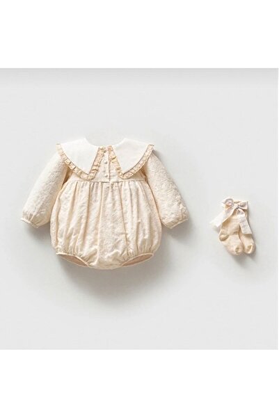 Butik KIZ BEBEK - ÇOCUK FİSTOLU ÇORAP AKSESUARLI %100 PAMUKLU SALOPET