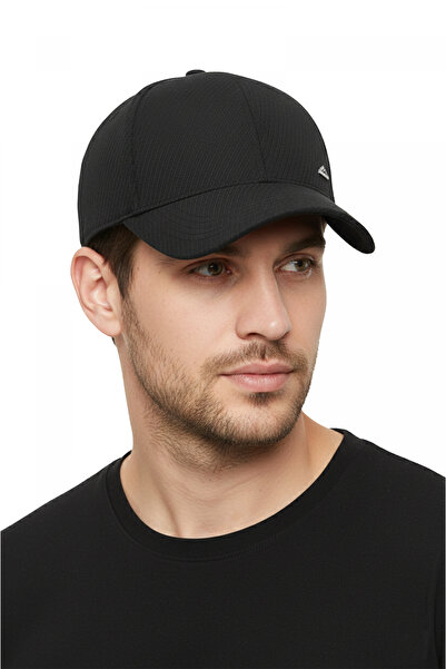 DeepSEA Black Headphone Hat – Adjustable Model Hat with Line Texture, Suitabl...