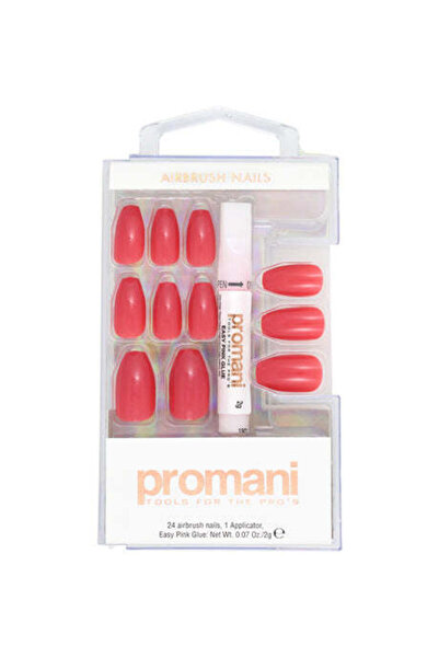 Promani طقم طلاء أظافر بالبخاخ REP PR-5655 باللون الوردي الفاتح