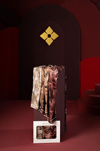 JAWEL Women's Mellas Soft Shawl Package (Milk Coffee-Black Coffee-Brown)