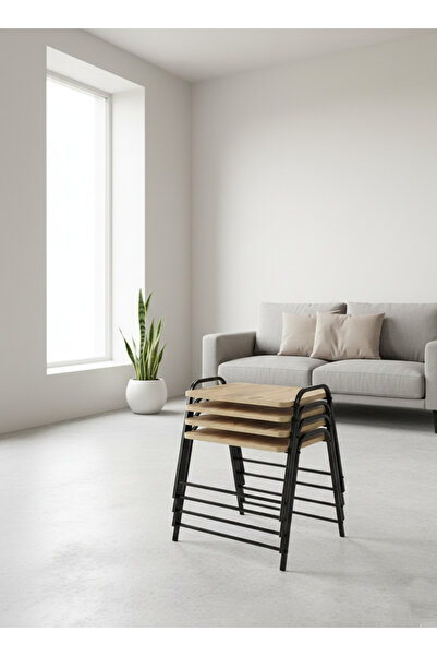 Zigon 4'LÜ TEPSİ MODEL MODERN SEHPA