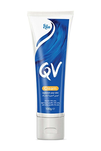 Ego QV Cream for Dry & Sensitive Skin (100g) - Rich Moisturiser with Squalane