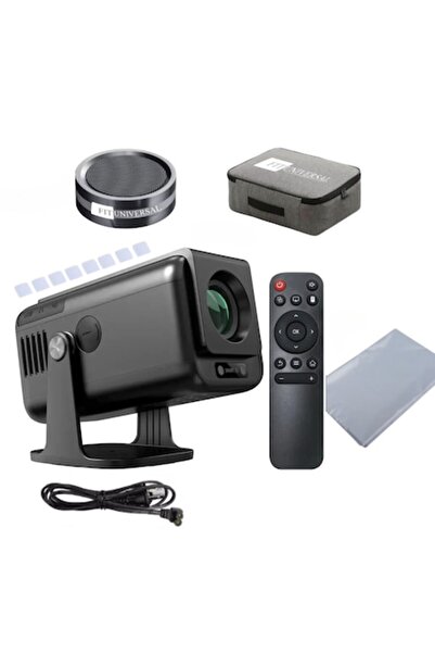 FITUNIVERSAL ™ Portable Projector with speaker and bag, Android 13, Wifi 6 , ...