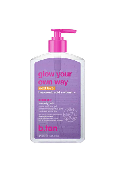 B.TAN Glow your own way Next Level Self-tanning gel 473 ml