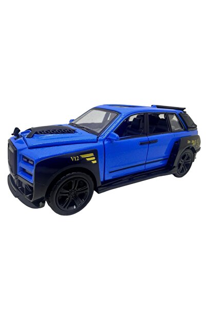 JPT Rolls Royce Cullinan 1:28 Model albastru cu lumini