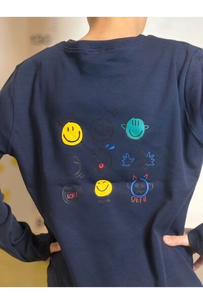 Mir KidsClup تي شيرت بأكمام طويلة من قماش الإنترلوك للجنسين