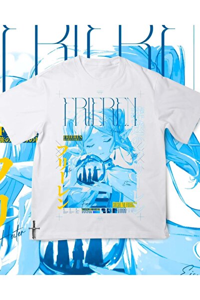 Touz Moda Μπλουζάκι Μάνγκα Σέρις Φρίρεν με στάμπα, Ουνισέξ, σε μεγάλο μέγεθος