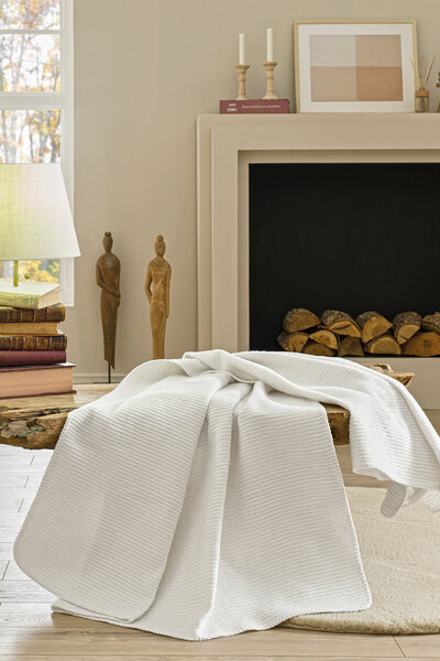 FLORETTA بطانية تينتا قطنية مقاس 130x170 سم