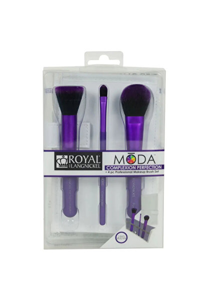 ROYAL AND LANGNICKEL Moda Complexion Perfection Brush Set 4 Pieces Purple