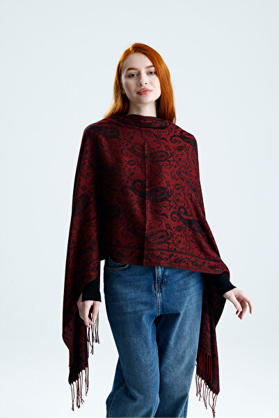 CHALE Shine Series Pashmina Shoulder Shawl - Premium Woven Double-Sided Pashm...