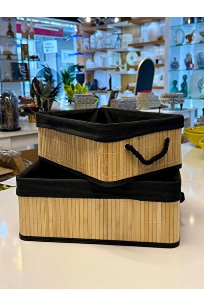 Sever ΚΑΛΑΘΙ ΑΠΟ ΜΠΑΜΠΟΥ 2 ΤΕΜΑΧΙΩΝ ΜΕ ΜΑΥΡΟ ΥΦΑΣΜΑ