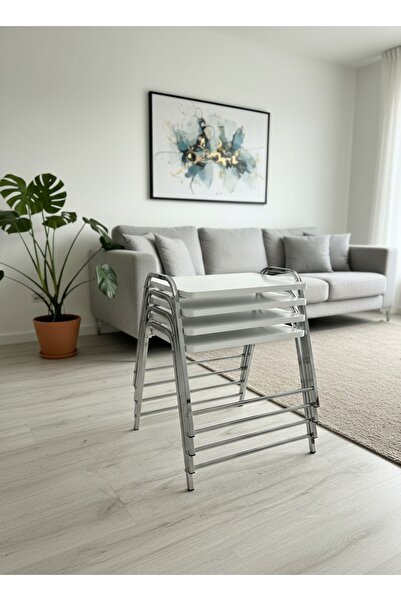 Zigon 4'LÜ TEPSİ MODEL MODERN SEHPA