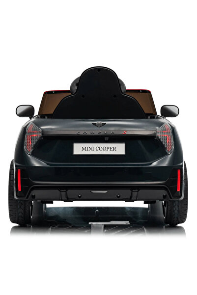 Kinderauto Mini Cooper S electric premium negru pentru copii 2+