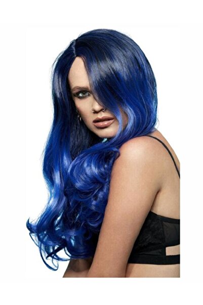 Smiffys Peruca ombre albastra profesionala Manic Panic Electric Queen