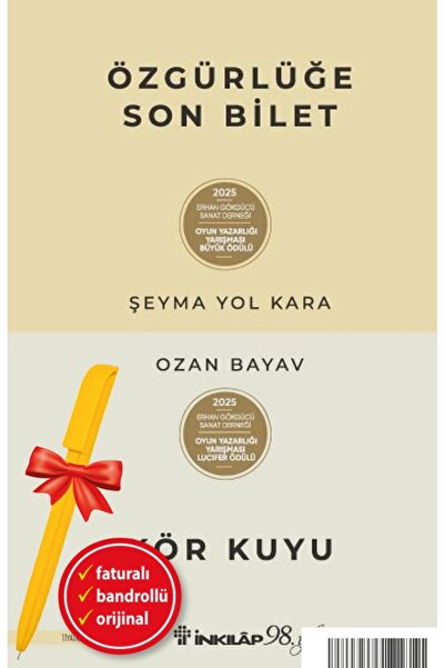 İnkılap Kitabevi Alfa Kalem Özgürlüğe Son Bilet – Kör Kuyu (Şeyma Yol Kara & ...