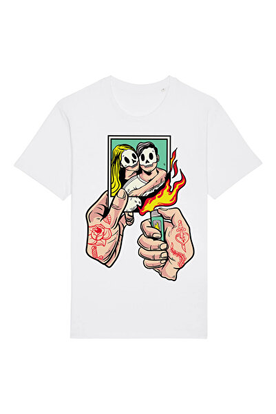 Kartier Unisex White T-Shirt Momories Are Gone