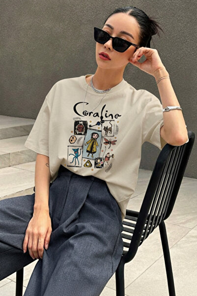 trendypassion Unisex Caroline Printed Design Tshirt