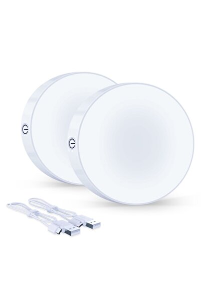 OEM Set 2 lămpi LED inteligente wireless, luminozitate reglabilă, reîncărcabi...
