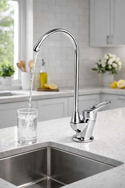 luxury faucet Chrome Small Purification Faucet Mixer Brass Body Purification ...