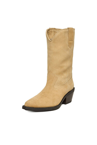 BADURA cowboy boots for women beige EO-CAMILA-5031
