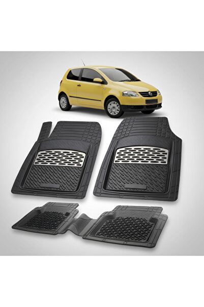 TEAMCAR Стелки тип тава, съвместими с Volkswagen Fox (5Z1, 5Z3), сребристи