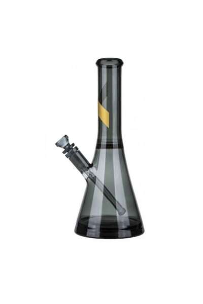 OEM Colecția Marley, sticlă fumurie, autocolant cu dungi aurii, 33 cm