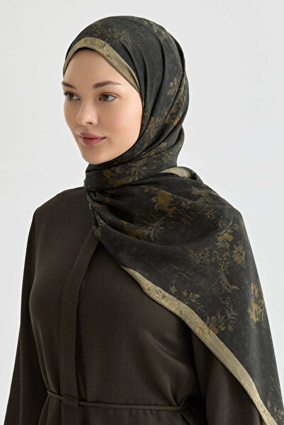Tuğba Güzide İpek Şal - Haki