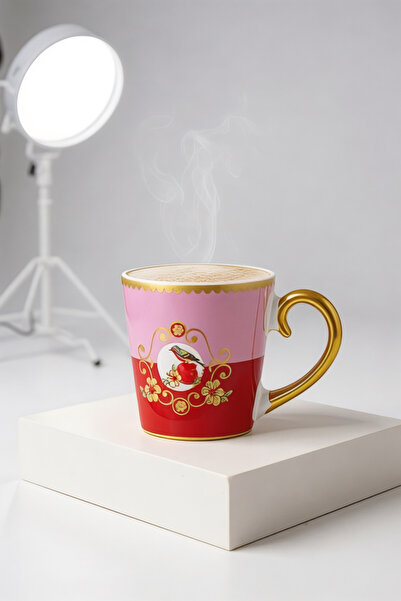 Yumuk Shop Lüks Soho Bird Pink Narlı Kupa