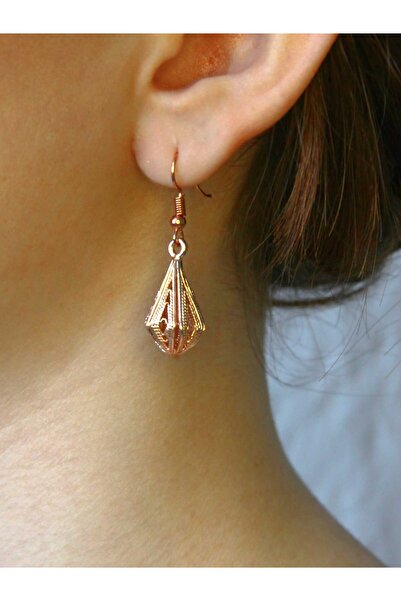 esha Rose Plated Filigree Embroidered Earrings Euku1Tr