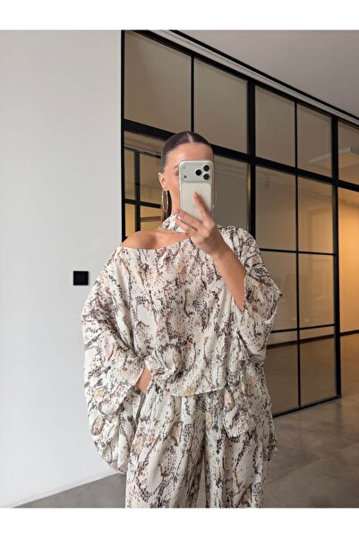 BB Bensu Buyruk SET PELERINĂ ȘI PANTALONI CU MODEL