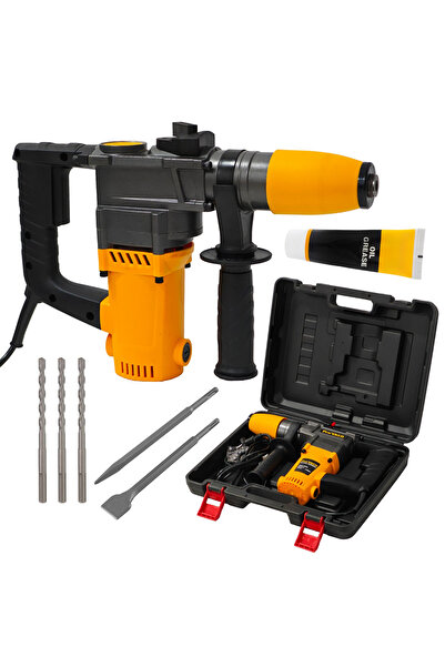 DDT Ciocan rotopercutor, Pro'EKCO 1700W SDS-Plus 26 mm, 3 burghie și 2 dălți ...