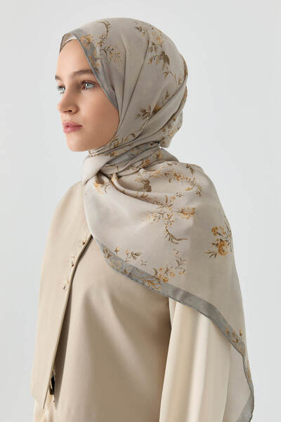 Tuğba Güzide İpek Şal - Gri