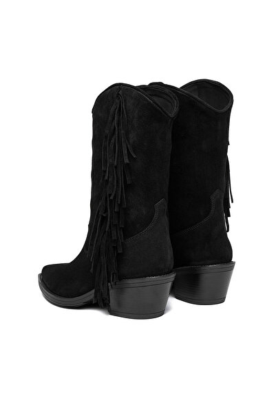 BADURA cowboy boots women black EO-CHANA-5036