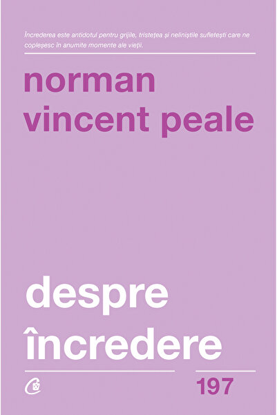 Editura Curtea Veche On Trust, author Norman Vincent Peale