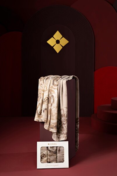 JAWEL Kadın Soft Şal Paketi Sütlü Kahve(Mellas-Marla-İmerion)