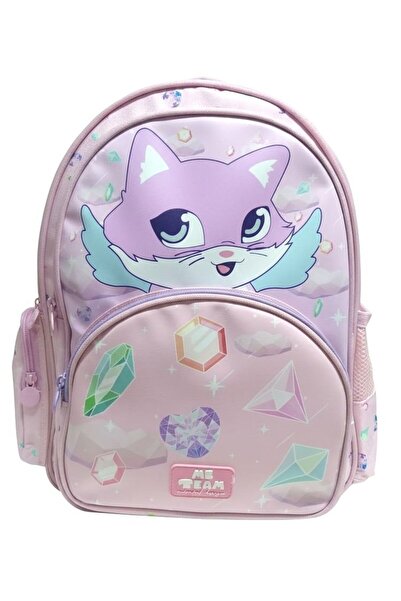 Me Çanta Me Team Cute Cat Geantă roz pentru fete cu pisică drăguță - ME25008