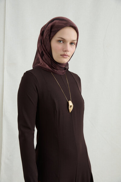 cs camellia scarf وشاح إلينورا الناعم - بلون البرقوق الفاتح